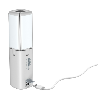 KLARUS CL2 WHITE - SKLADACIA KEMPINGOVÁ LAMPA