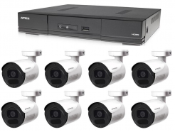 Kamerový set 1x AVTECH DVR DGD1009AV a 8x 5MPX Bullet kamera AVTECH DGC5105TS 